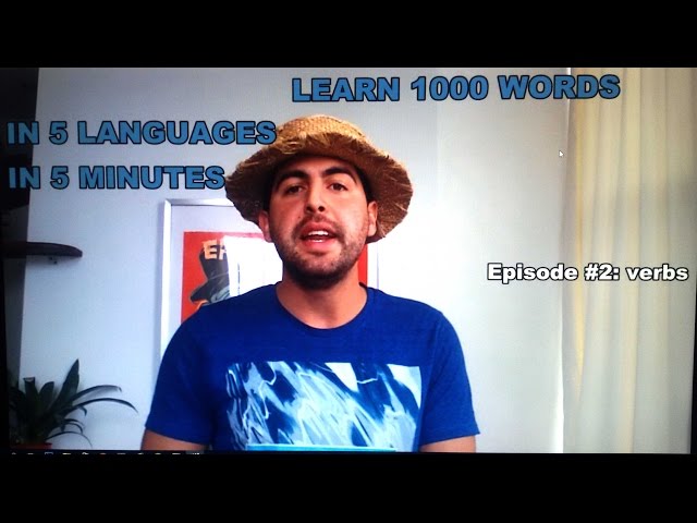 Learn 1000 words in 5 languages in 5 minutes -  episode #2