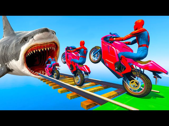 GTA V Epic New Stunt Race For Car Racing Challenge by Cars, Boats and Motorcycle