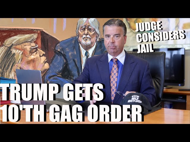Trump Violates Gag Order for 10th Time, Judge Considers JAIL & More Updates | Criminal Lawyer Reacts