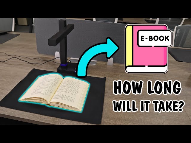 I Scanned a WHOLE Book to E-Book. This is how I did it!