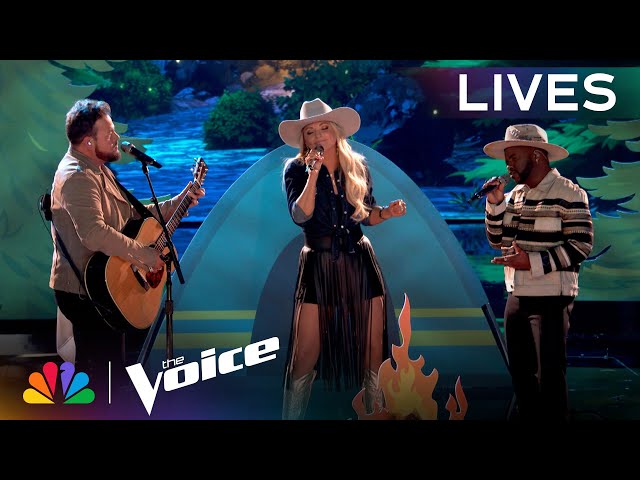Josh Sanders, Karen Waldrup and Tae Lewis Perform "Forever Young" | The Voice Lives | NBC