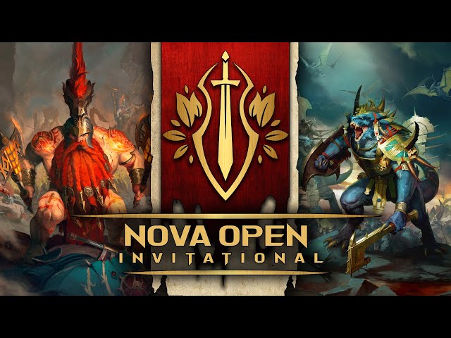 Nova Invitational Round 2: Fyreslayers vs Seraphon