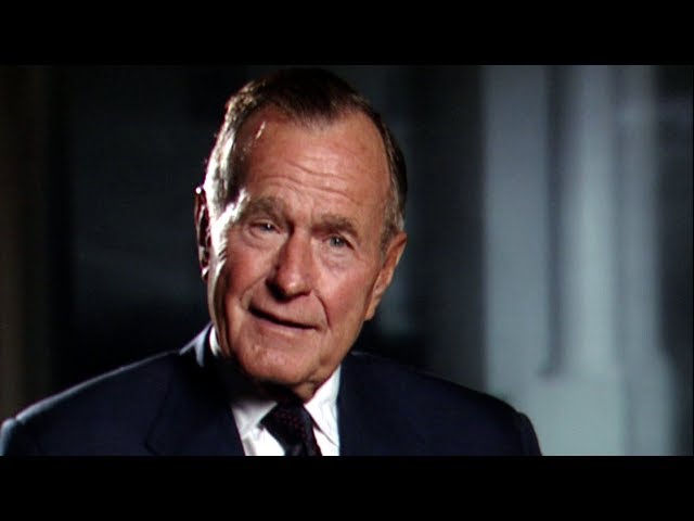 George H. Bush über seine Zeit mit Helmut Kohl