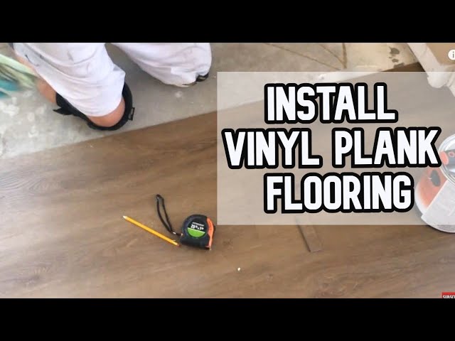 How to Install Vinyl Plank Flooring DIY Video | #diy #vinyl #plank #looselay #