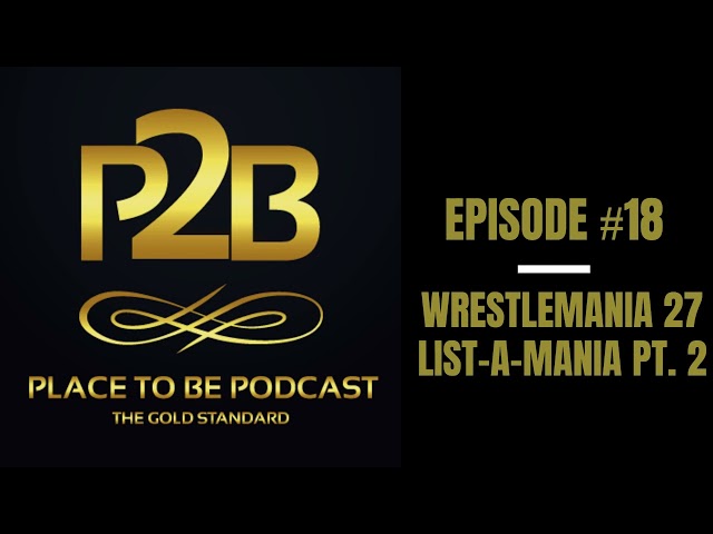 WrestleMania List-A-Mania Part 2 I I Place to Be Podcast #18 | Place to Be Wrestling Network