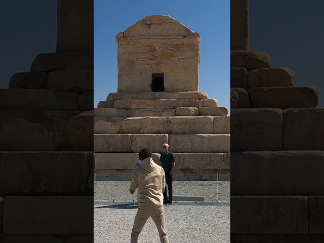 Walking Around the Tomb of Cyrus the Great at Pasargadae