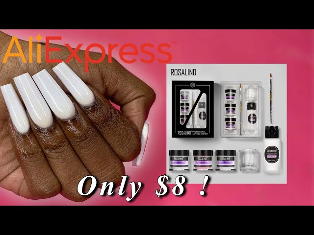 ALIEXPRESS acrylic nail kit unboxing | review