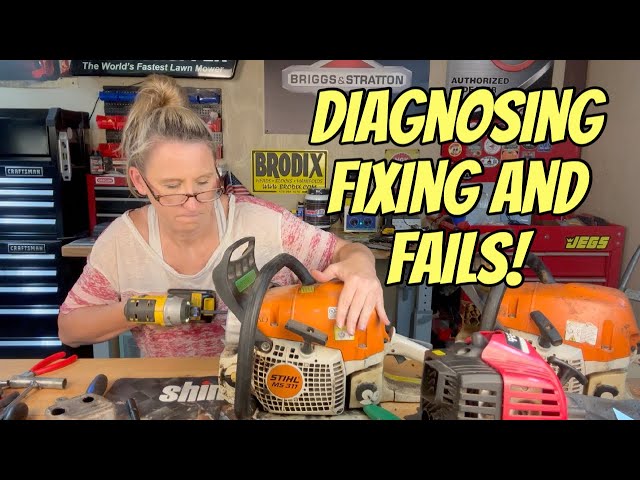 A Typical Day At My Small Engine Repair Shop! Diagnosing, Fixing and Fails Episode!