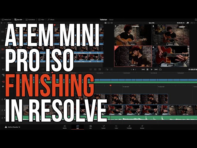 ATEM Mini Pro ISO Finishing in Resolve
