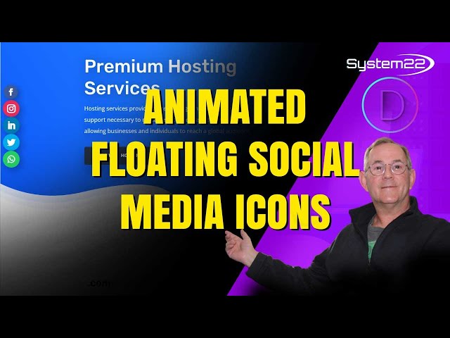 Divi Theme How To Add Animated Floating Social Media Icons