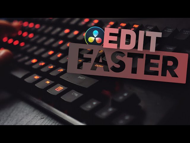 Keyboard Shortcuts in DaVinci Resolve // Improve Edit Speed