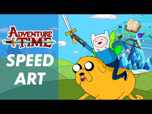 Adventure Time (Finn and Jake) Speed Art