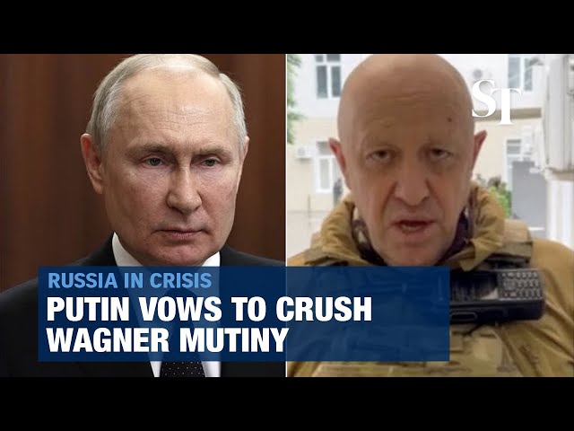 Russia in crisis: Putin vows to crush 'armed mutiny' from Wagner
