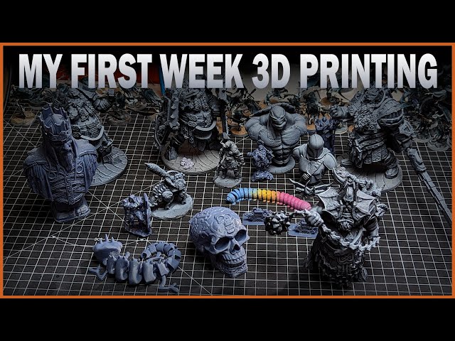 My First Week 3D Printing - Plug and Play? - Elegoo Saturn 2 8k 3D Printer
