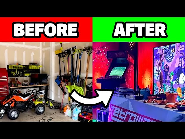 Building an Arcade in Our Garage!