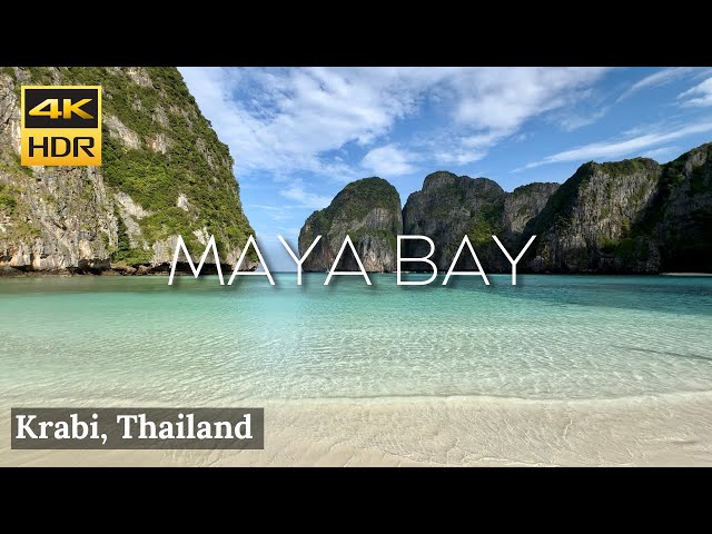 [KRABI] Maya Bay On Phi Phi Islands "Rank 3 Of The World's 20 Best Beaches" | Thailand [4K HDR]