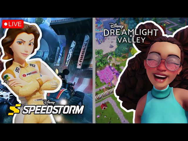 🔴 Dreamlight Valley and Disney Speedstorm Double Feature! - Members Stream