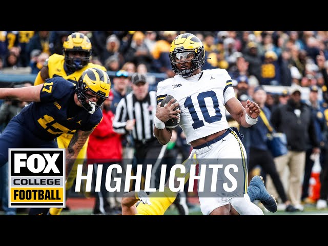 Michigan Wolverines Spring football game Highlights | CFB on FOX