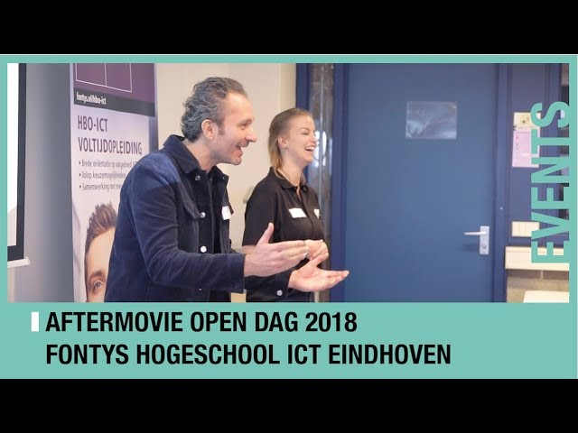 Aftermovie - Open Dag 24/11 - Fontys Hogeschool ICT - locatie Eindhoven