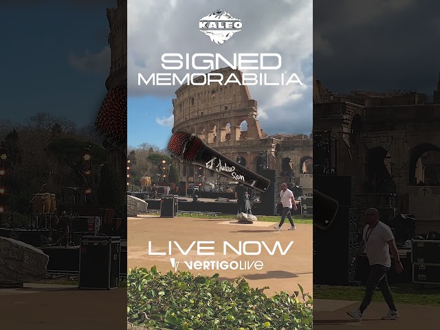 KALEO | SIGNED MEMORABILIA (from the Coloseum show) - LIVE NOW!
