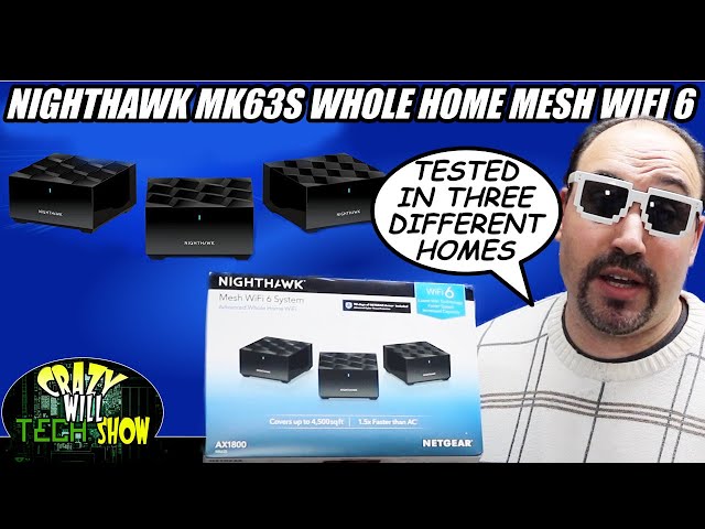 Testing wifi mesh in 3 different homes NETGEAR Nighthawk Mesh WiFi 6 System (MK63S)