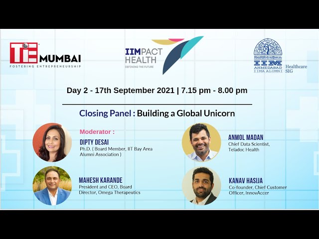 Building Global Unicorn | IIMpact Healthcare Summit