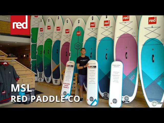 Red Paddle Co's Monocoque Structural Laminate (MSL) - Inflatable SUP Construction