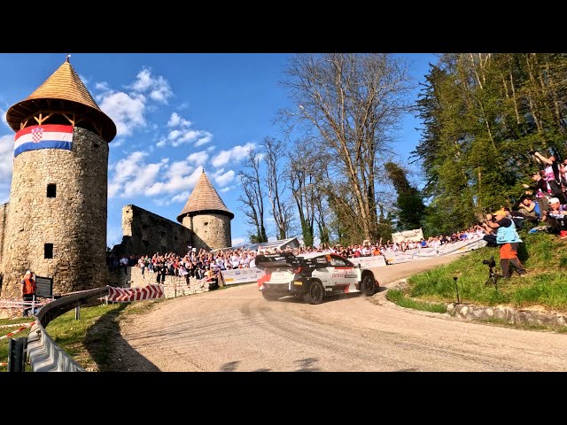 WRC Croatia Rally 2023 iconic hairpin  SS14 Vinski Vrh - Duga Resa