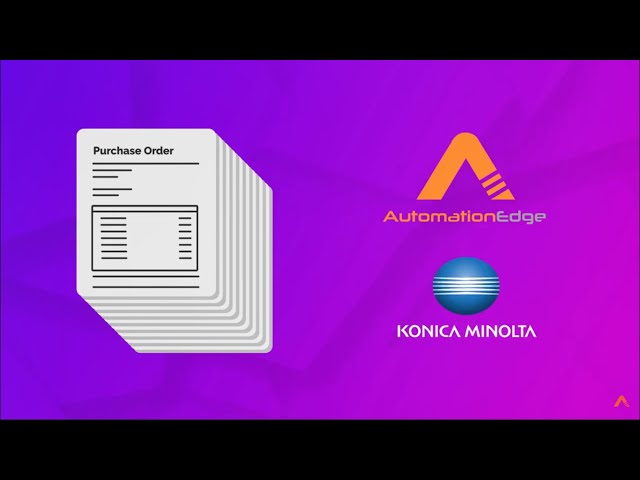 Purchase Order automation with AutomationEdge and Konica Minolta MFD