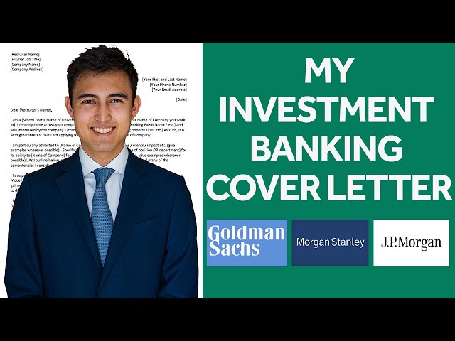 My Successful Investment Banking Cover Letter + Free Template