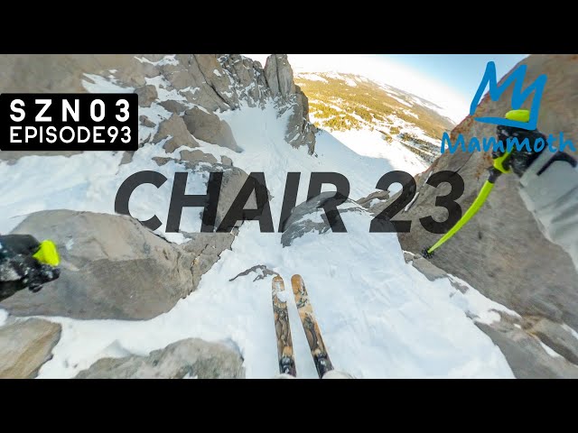 skiing CHAIR 23 at MAMMOTH MOUNTAIN!!