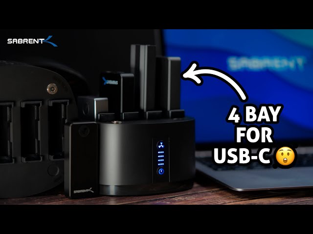 4 Bay USB Type-C Docking Station | DS-4BNE