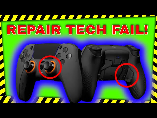 SCUF Reflex FPS Badly Repaired TECH FAIL | Back Button Not Working & Stick Drift