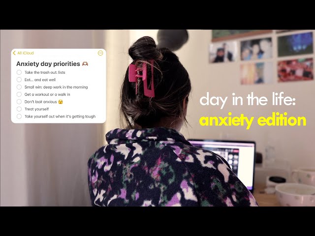 How I Stay Productive When I’m Anxious (9-5 vlog)