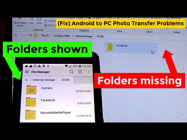 [FIX] Android DCIM Photo Folder Not Showing On PC For USB Photo Transfer