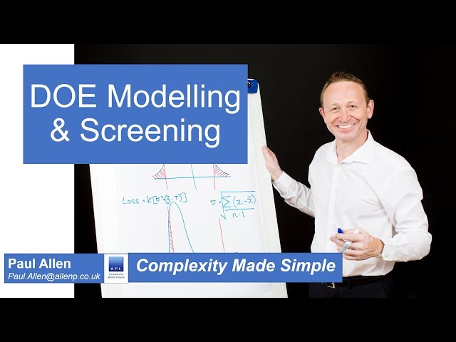 Complexity Made Simple - DOE Screening followed by Modelling Using DOE Pro