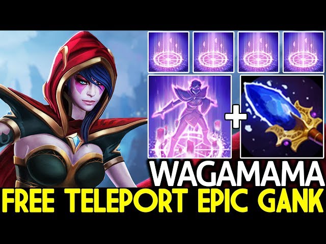 Wagamama [Templar Assassin] New Scepter Free Teleport Epic Gameplay 7.22 Dota 2