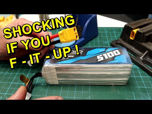 How To Change A LiPo Connector On A LiPo Battery Safely