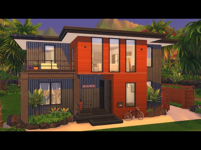 MODERN FAMILY HOUSE (Sulani) 🌴 Sims 4 Speed Build Stop Motion (NO CC)