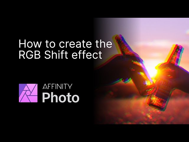 How to create a RGB shift effect in Affinity Photo