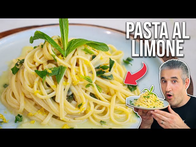 How to Make PASTA al LIMONE Like an Italian (Lemon Pasta Recipe)