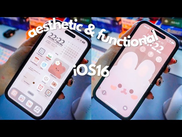 aesthetic and functional iOS16 set up | shortcuts & customization | iPhone 14 Pro Max