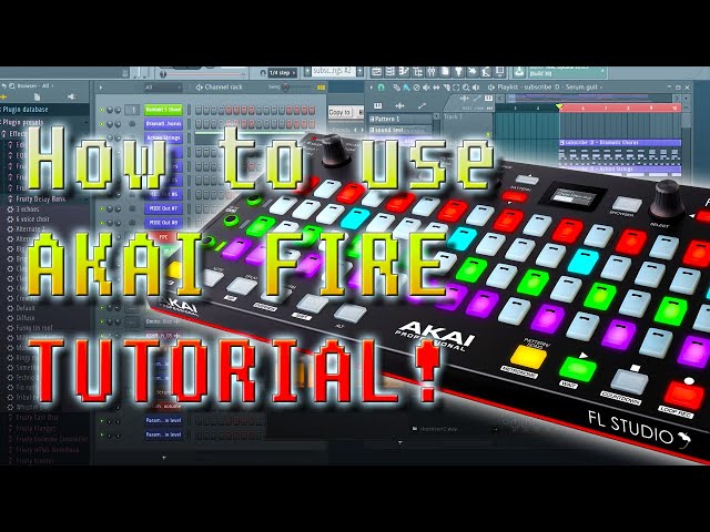 Akai FIRE- setup and use with FL Studio Tutorial!