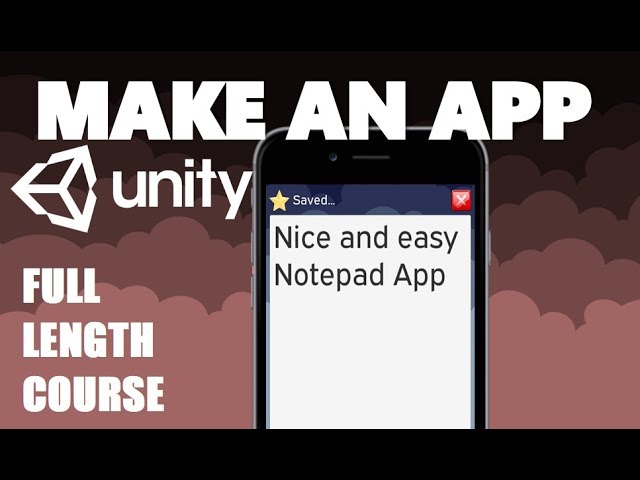 How To Make A Notepad App In Unity - Tutorial Guide For Beginners - Best Full Course