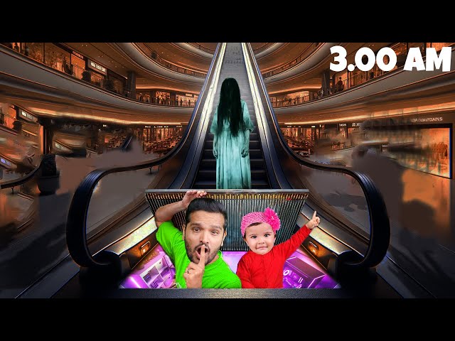 HIDING IN A HAUNTED MALL | WE FOUND SKELETON