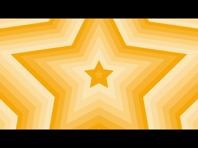 Orange Star Tunnel Background Screensaver HD 4K