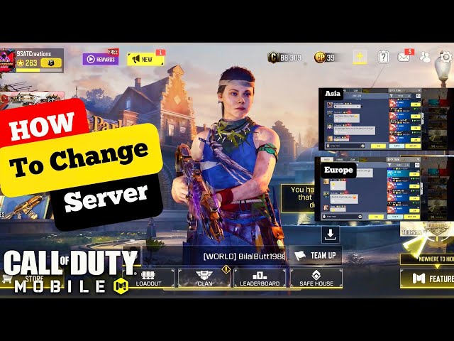 How To Change Server in Call Of Duty Mobile | 2 Best Methods To Change Servers In COD Mobile | codm