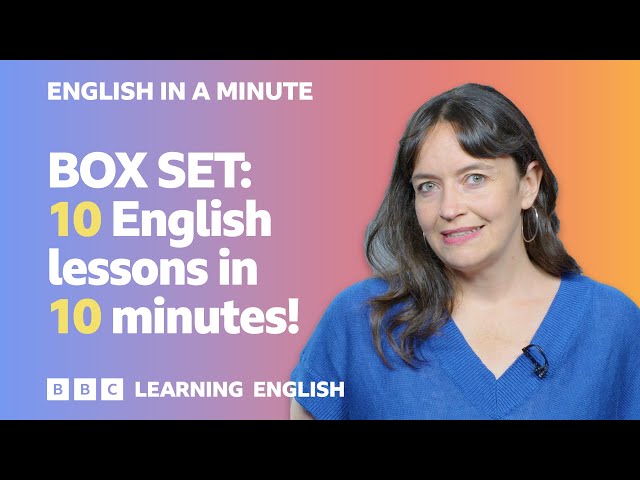 BOX SET: English In A Minute 3 – TEN English lessons in 10 minutes!