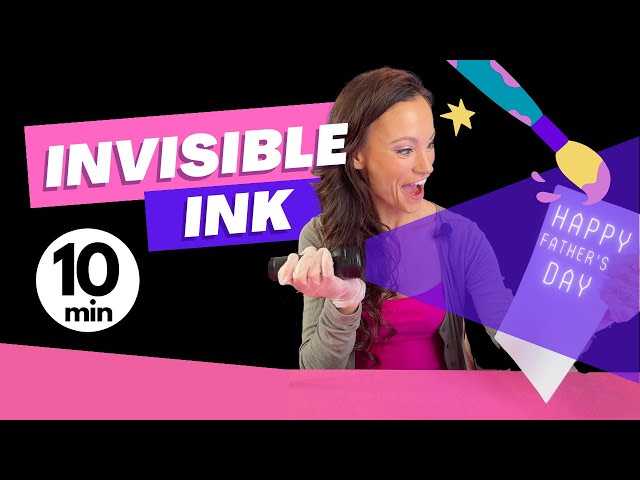 Invisible Ink Father's Day Cards