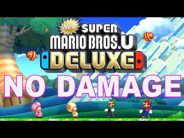 New Super Mario Bros U Deluxe Full Game (No Damage)